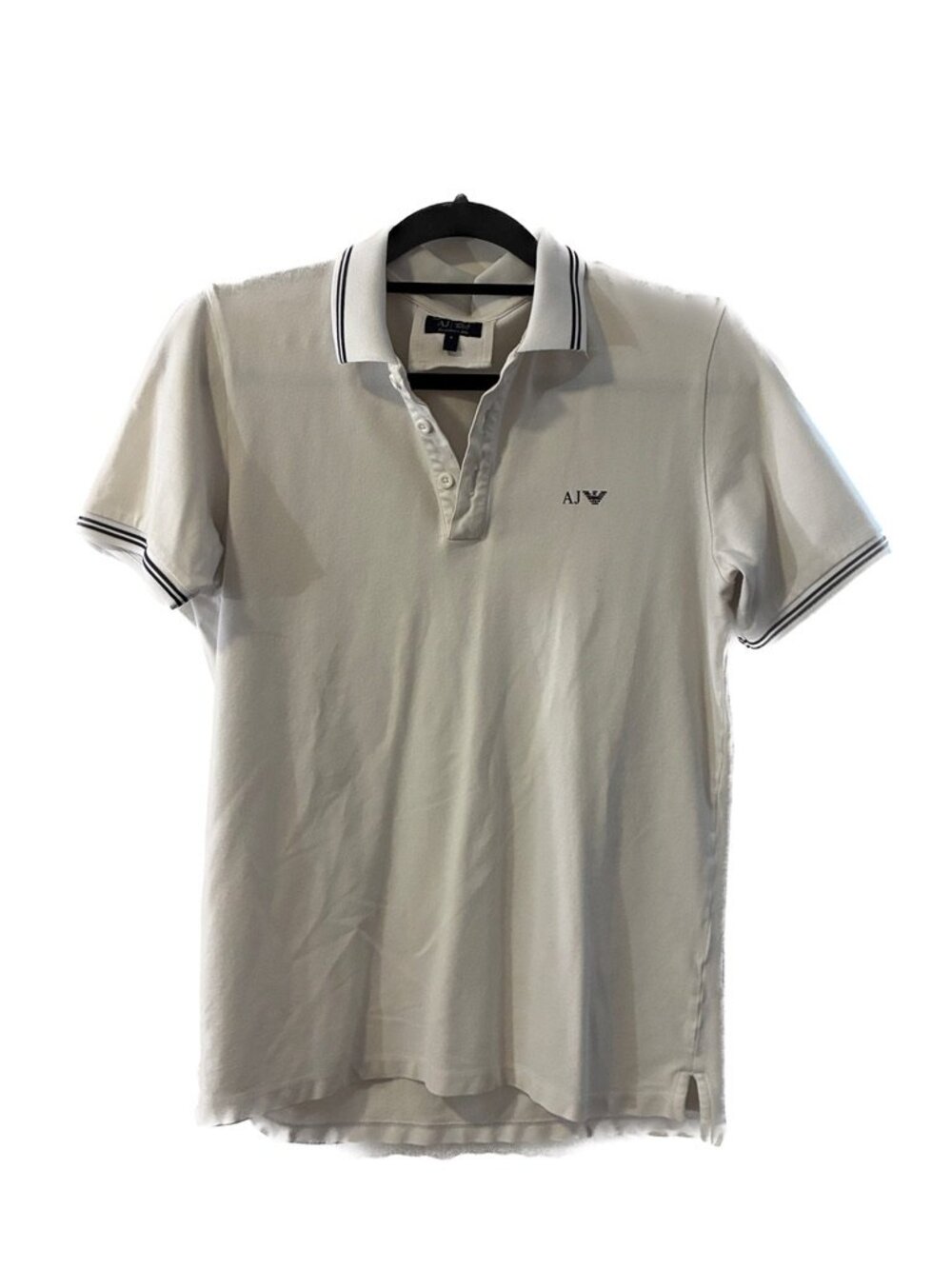 Armani Jeans Classic Tipped Polo Shirt - Size Small